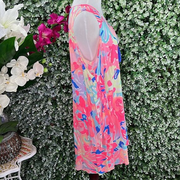 Lilly Pulitzer Playa Hermosa Benicia Cold Shoulder Tunic Dress - Picture 6 of 12